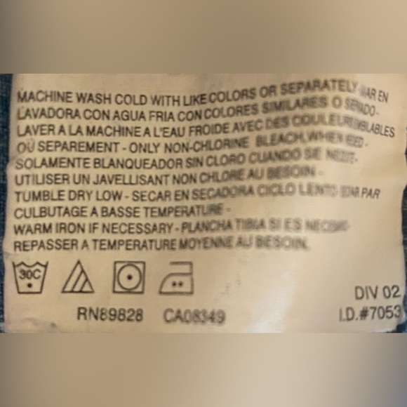 GLORIA VANDERBILT denim blue peddle pushers cargo style snap pockets size 12 - Picture 4 of 15